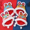 Kids Beanie Hat for The Year of Tiger, Winter Tiger Shaped Fleeced Hat Boys Girls for Spring Festival Chinese New Year (B-Yellow), One Size view 4