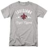 University of Louisiana at Lafayette Official Ragin' Cajuns Unisex Adult T Shirt,Athletic Heather, 5X-Large view 1