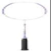 YONEX 4U5 NF200 Badminton Racket, Nano Flare 200, Beginners, White/Lavender (104) view 1