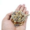 Maritime Binnacle Brass Compass Tabletop Decorative Gifts + Victorian Shiny Brass Sundial Compass for Men/Women view 3