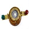 Maritime Binnacle Brass Compass Tabletop Decorative Gifts + Victorian Shiny Brass Sundial Compass for Men/Women view 4