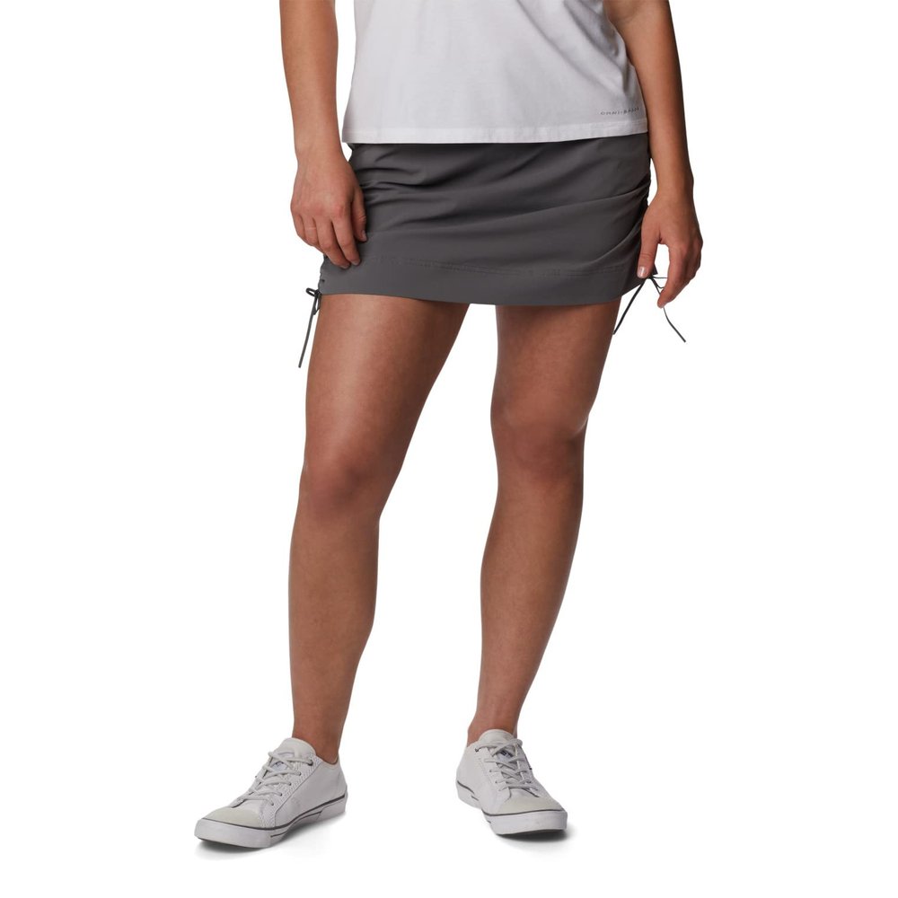 Columbia Women's Anytime Casual Skort, City Grey, 3X Plus