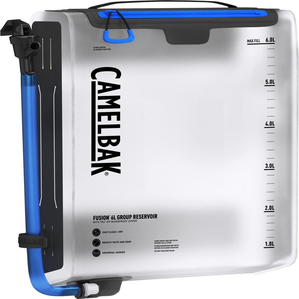CamelBak Fusion Group Reservoir with TRU Zip Waterproof Zipper- Leak Proof Hydration Bladder 6L
