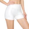 ALWAYS Women's Faux Leather Shorts - High Waist Active Stretch Yoga Short Pants White M view 1