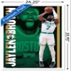 Trends International NBA Boston Celtics - Jaylen Brown 21 Wall Poster, 22.375" x 34", White Framed Version view 3