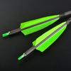 ZSHJGJR Archery Carbon Arrows 400 Spine Practice Target Hunting Arrows 33 inch for Recurve Bow Compound Bow with Removable Tips 6/12pcs (12pcs, Green) view 2