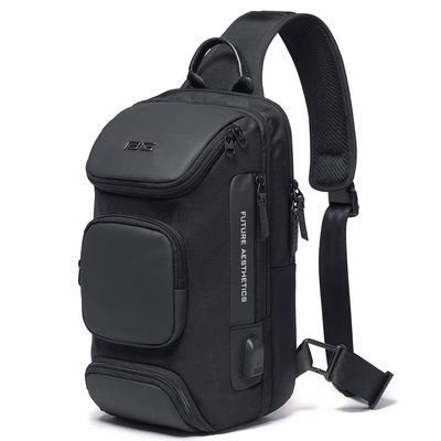 BANGE Sling Bag, Waterproof Crossbody Backpack, Shoulder Bag for Men