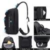 BANGE Sling Bag, Waterproof Crossbody Backpack, Shoulder Bag for Men view 3