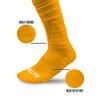 Nxtrnd XTD Scrunch Football Socks, Extra Long Padded Sport Socks for Men & Boys (Yellow, L/XL) view 2
