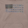 Columbia Youth Boys PHG Hunt Flag Hoodie, Iron/Black, Small view 3
