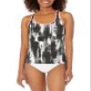TYR Women's Harley Tankini Top for Swimming, Yoga, Fitness, and Workout, Black, Small view 1