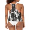 TYR Women's Harley Tankini Top for Swimming, Yoga, Fitness, and Workout, Black, Small view 3
