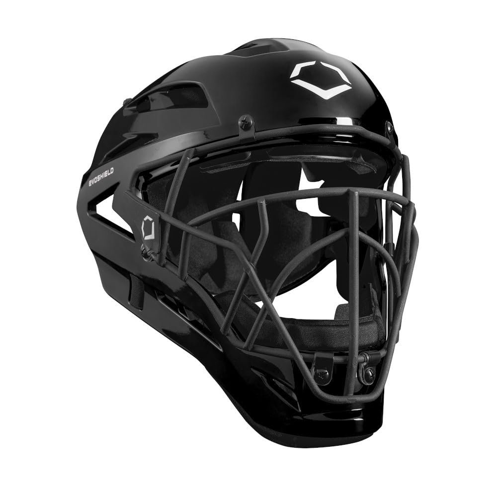 EvoShield Pro-SRZ Solid Catcher's Helmet - Black, Large/X-Large
