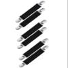 Century Star Elastic Mitten Clips for Toddlers, Kids, Babies, Adults - Winter Glove Clips for Boys and Girls - 3 Pairs, Black, One Size view 1