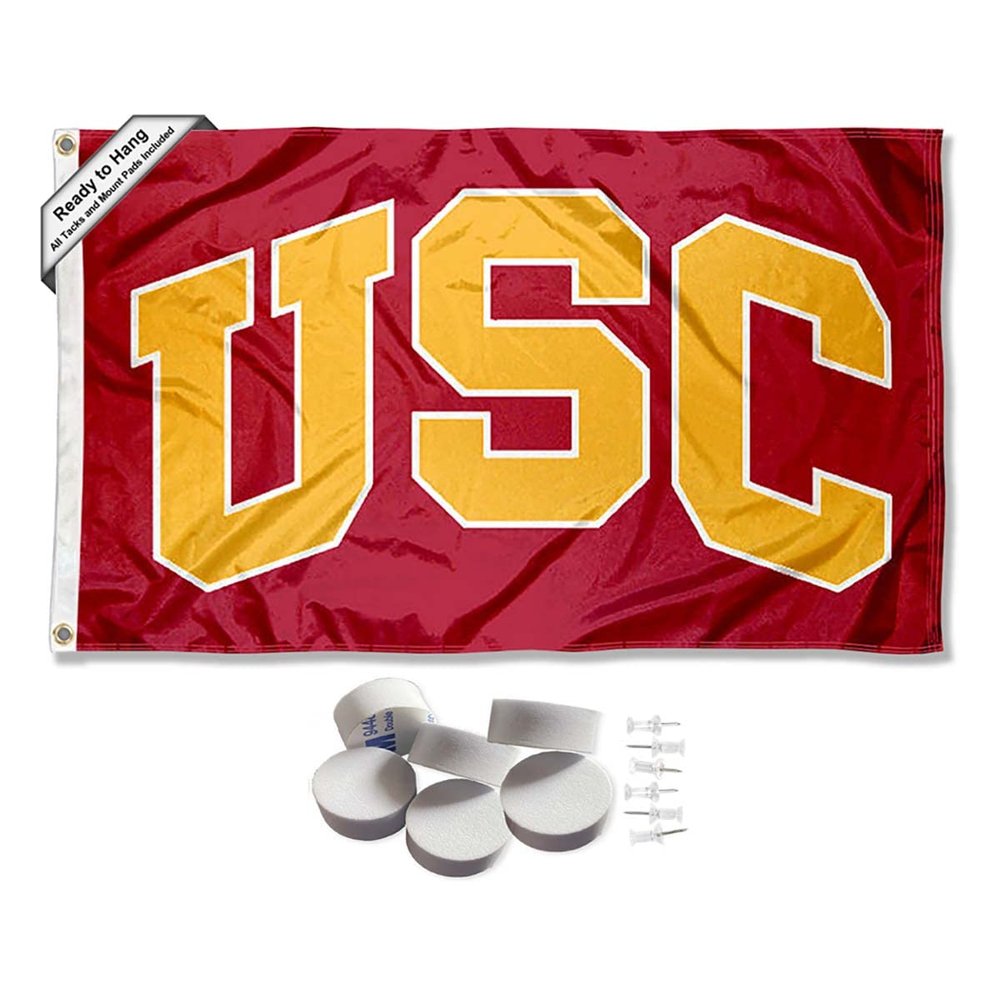 USC Trojans Banner and Tapestry Wall Tack Pads