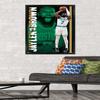 Trends International NBA Boston Celtics - Jaylen Brown 21 Wall Poster, 22.375" x 34", Black Framed Version view 2