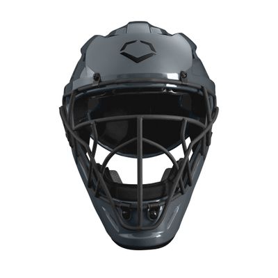 EvoShield Pro-SRZ Solid Catcher's Helmet - Charcoal, Small/Medium