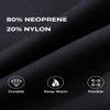 Lemorecn Wetsuits Mens Front Zip Neoprene 3mm Full Suit(3040black-4XL) view 2
