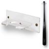 Baseball Bat Holder for Vertical Display - Sturdy Acrylic Hanger Wall Mount | Fits Handle of Any Baseball Softball Bat (Hardware Included) Easy to Install Clear Rack for Organization or Storage view 1