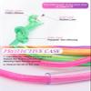 2 Pcs Jump Rope for Kids Adjustable, Lorvain Rainbow Skipping Rope, Kids Jump Ropes with Wooden Handle for Girls Boys, Weighted Jumping Ropes for Fitness Workout Exercise Outdoor Fun Activity view 3