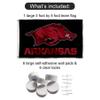 Arkansas Razorbacks Black Banner and Tapestry Wall Tack Pads view 2