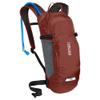 CamelBak Lobo 9 Bike Hydration Pack - Helmet Carry - Magnetic Tube Trap - 70oz, Fired Brick/Black view 1