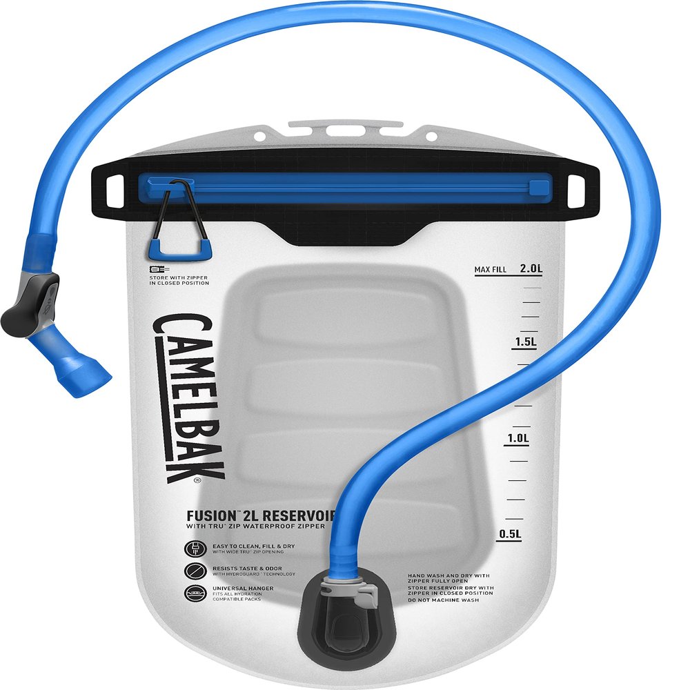 CamelBak Fusion Reservoir with TRU Zip Waterproof Zipper - Leak-Proof Hydration Bladder 2L