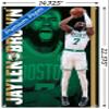 Trends International NBA Boston Celtics - Jaylen Brown 21 Wall Poster, 14.725" x 22.375", Premium Poster & Push Pin Bundle view 3