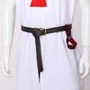 BLESSUME Medieval Knight Belt with Sword Frog Holster Rapier Scabbard Holder 1pc (Coffee 8) view 3