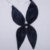 FASELE Japanese School Uniform Anime Lolita Sailor Womens Girls Cosplay Bow Tie Adjustable Satin Necktie Bowtie Colourful (Navy Blue) view 3