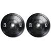 Ader 15lb Black Rubber Bumper Plates- Sold as a Pair view 1