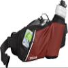CamelBak Podium Flow Bike Hydration Belt - Easy Access Bottle Pocket - Podium Dirt Series Bottle - Adjustable Waist Buckle - Secure Zipper Pocket - Riding Belt - 21oz, Fired Brick/Black view 3