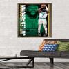 Trends International NBA Boston Celtics - Jaylen Brown 21 Wall Poster, 22.375" x 34", Bronze Framed Version view 2