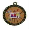 10 Pack Large 2.5 Inch Art Gold Medals Trophy Team Award with Neck Ribbons EG view 1