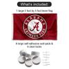 Alabama Crimson Tide Circle Banner and Tapestry Wall Tack Pads view 2