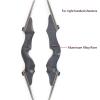 OBTOUTDOOR 60" Archery Takedown Recurve Bow Metal Riser Right Hand Hunting Bow for Adults Target Shooting Practice 25-60Lbs (55lbs) view 4