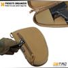 DBTAC Single Padded Pistol Bag Large + Range Bag Medium for 2~4 Pistol (Brown) view 3