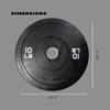 Ader 10lb Black Rubber Bumper Plates- Sold as a Pair view 3