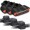 KCMYTONER Smart Bicycle Tail Light with Turn Signals, Anti-Theft Alarm and Automatic Brake Light, Wireless Remote Control Bike Rear Light Back USB Rechargeable Safety Warning Cycling Light,3 PK view 1