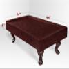 iCOVER Pool Table Cover Outdoor Heavy Duty Leather Waterproof Billiard Tables Covers 7ft Brown view 2