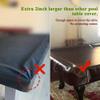 iCOVER Pool Table Cover Outdoor Heavy Duty Leather Waterproof Billiard Tables Covers 7ft Brown view 3
