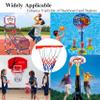 Small Replacement Net for Mini Basketball Hoop Fits 8 Loops, 8"-10.25" Rims, All Weather Anti Whip view 3