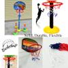Small Replacement Net for Mini Basketball Hoop Fits 8 Loops, 8"-10.25" Rims, All Weather Anti Whip view 4