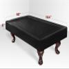 iCOVER Outdoor Pool Table Cover Waterproof Heavy Duty Leatherette Covers for Billiard Tables 8 Feet Black view 2
