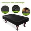 iCOVER Outdoor Pool Table Cover Waterproof Heavy Duty Leatherette Covers for Billiard Tables 8 Feet Black view 4