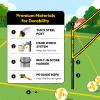 A11N Sports Heavy-Duty 32ft Outdoor Volleyball Net with Anti-Sag System - Portable Set Includes Volleyball, Net, Air Pump, Boundary Markers and Bag - Perfect for Backyard, Beach, and Park view 4