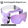 COPOZZ Polarized Ski Goggles, S3 Upgrade OTG Magnetic Snowboard Goggles UV Protection Skiing Goggles for Youth Men Women view 2