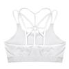 Yihuimin Kids Girls Solid Crisscross Back Sports Bra Athletic Crop Top Gym Yoga Running Shirts Dancewear Ivory 4 Years view 4