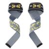 PICSIL - Weight Lifting Straps | Padded Wrist Support & Grips for Powerlifting | Ideal for Gym, Cross Training & Fitness with Hooks | Enhances Grip & Stability | Versatile for Deadlifts | Grey