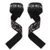 PICSIL - Weight Lifting Straps | Padded Wrist Support & Grips for Powerlifting | Ideal for Gym, Cross Training & Fitness with Hooks | Enhances Grip & Stability | Versatile for Deadlifts | Black